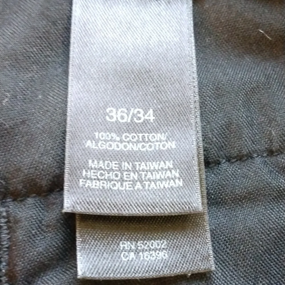 Claiborne Charcoal Gray Corduroy Pants 37 - 32.5